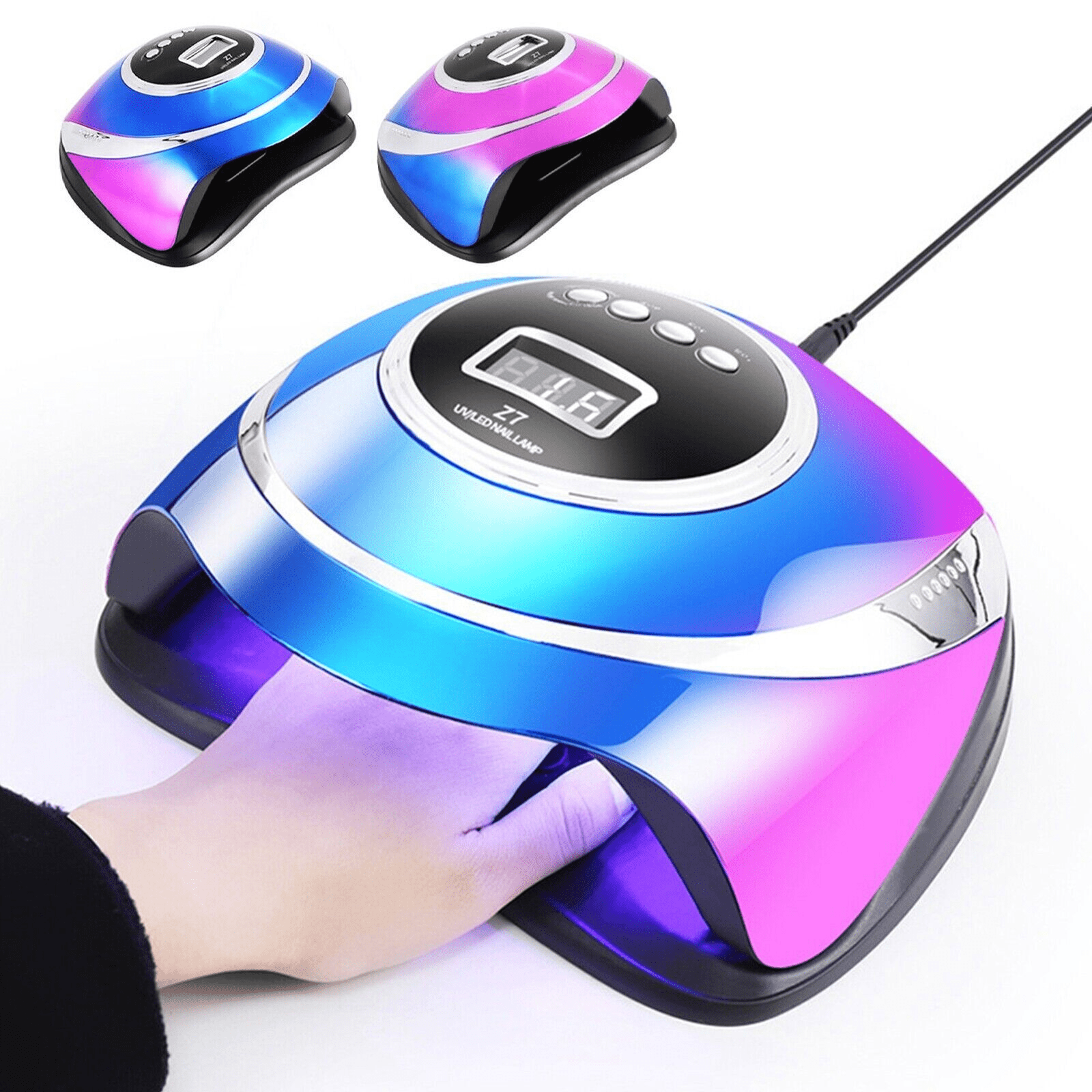 Професионална печка за нокти Z7, 180W с 57 LED светлини - Atron Професионална печка за нокти Z7, 180W с 57 LED светлини - Atron